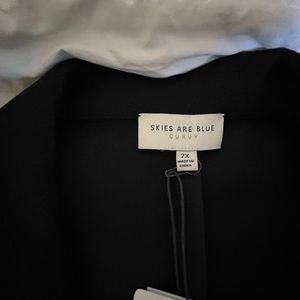 Skies Are Blue Knit Blazer